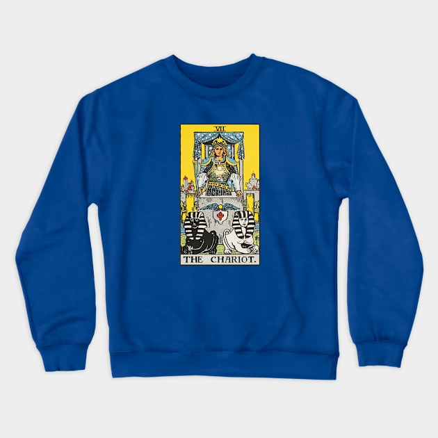 The Chariot tarot card Crewneck Sweatshirt by Nate's World of Tees